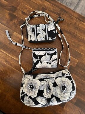 Vera Bradley Camellia Quilted Crossbody Bag Set